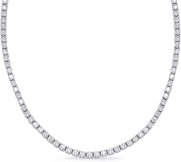 Diamond Tennis Riviera Necklace